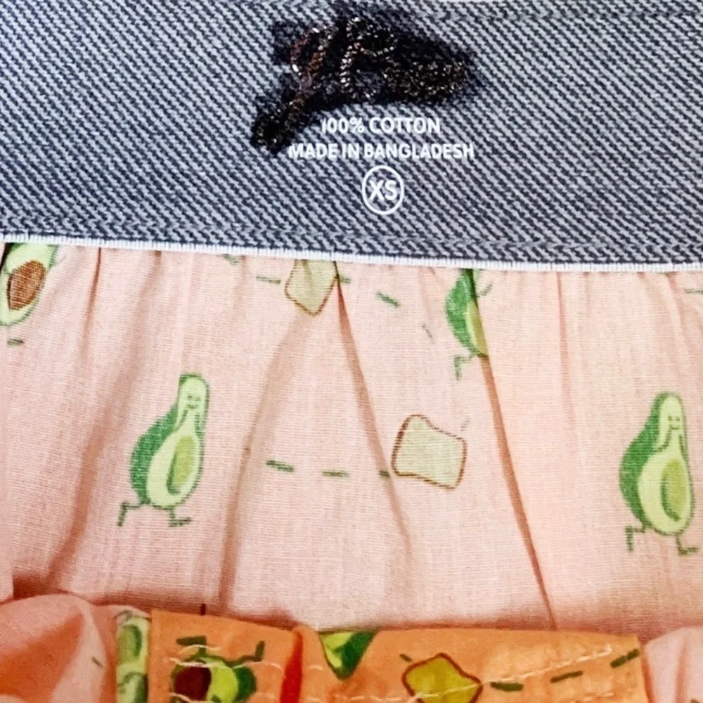 NWT J. Crew Men’s Avocado Print Cotton Boxers Underwear Orange